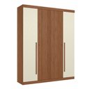 Ver imagem 3 de Guarda Roupa Solteiro Ripado 4 Portas e 2 Gavetas Antony