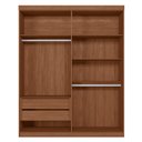 Ver imagem 5 de Guarda Roupa Solteiro Ripado 4 Portas 2 Gavetas Antony
