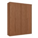 Ver imagem 3 de Guarda Roupa Solteiro Ripado 4 Portas 2 Gavetas Antony