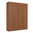 Ver imagem 3 de Guarda Roupa Solteiro Ripado 4 Portas e 2 Gavetas Antony