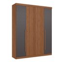 Ver imagem 3 de Guarda Roupa Solteiro Ripado 4 Portas e 2 Gavetas Antony