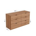 Ver imagem 2 de Cômoda 6 Gavetas Hera CabeCasa MadeiraOriginals