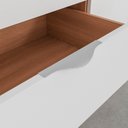 Ver mais imagens de Cômoda Planejada 6 Gavetas Hera CabeCasa MadeiraOriginals Marrom/Louro/Algodão
