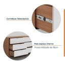 Ver imagem 3 de Cômoda Planejada 6 Gavetas Hera CabeCasa MadeiraOriginals Marrom/Louro/Algodão