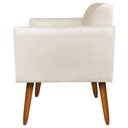 Ver imagem 7 de Poltrona Namoradeira Decorativa Isabella Pés Palito Madeira Suede Bege - Gran Belo