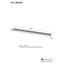 Ver imagem 3 de Puxador 36cm para Balcão Cozinha de Canto 90cm Veneza Multimóveis Mp3085 Preto