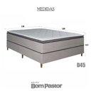 Ver imagem 4 de Colchão Casal Molas Ensacadas Vision + Base 138x188x71 Bom Pastor