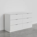 Ver imagem 6 de Cômoda Planejada 6 Gavetas Hera CabeCasa MadeiraOriginals Branco/Algodão