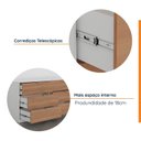 Ver imagem 3 de Cômoda Planejada 6 Gavetas Hera CabeCasa MadeiraOriginals Branco/Algodão/Louro