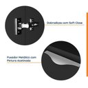 Ver imagem 6 de Mesa de Cabeceira Modular Esquerda 2 Portas 1 Gaveta Hera CabeCasa MadeiraOriginals