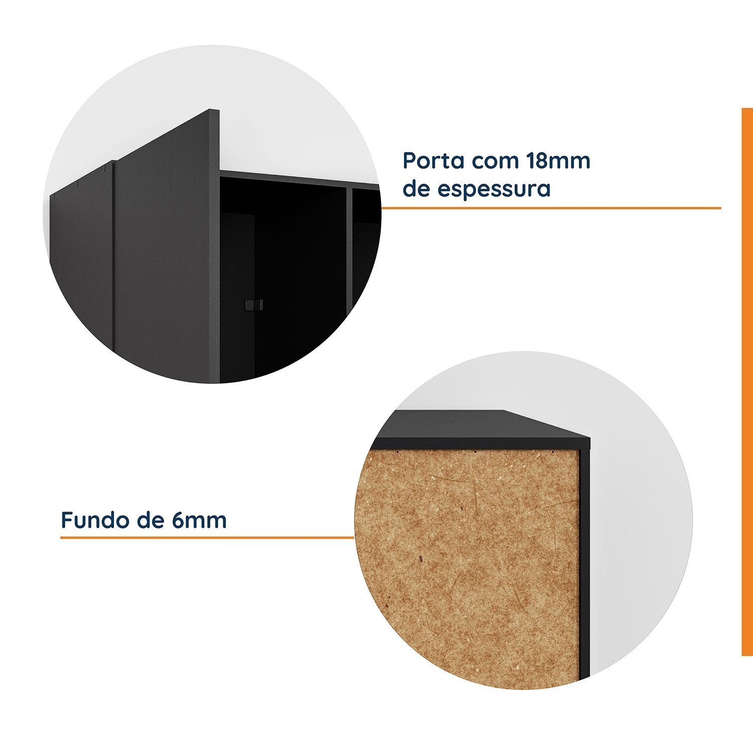 Ponte Modular 3 Portas Hera CabeCasa MadeiraMadeira - 7