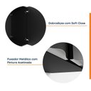 Ver imagem 6 de Módulo Planejado Ponte para Guarda Roupa 3 Portas Hera CabeCasa MadeiraOriginals Madeiramadeira Preto