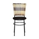 Ver imagem 5 de 6 Cadeiras para Mesa Preta Hawai Cappuccino Premium Cor:marrom