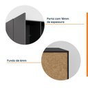 Ver imagem 7 de Ponte Planejada 2 Portas Hera CabeCasa MadeiraOriginals Preto