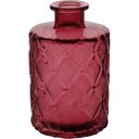 Ver imagem 1 de Vaso Decorativo Enfeite Casa Garrafa Home&co Vidro 11x7x7cm Vinho