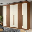 Ver imagem 2 de Guarda Roupa Casal Ripado 6 Portas 4 Gavetas Antony