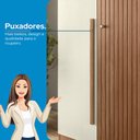 Ver mais imagens de Guarda Roupa Casal Ripado 6 Portas 4 Gavetas Antony