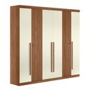 Ver imagem 3 de Guarda Roupa Casal Ripado 6 Portas 4 Gavetas Antony
