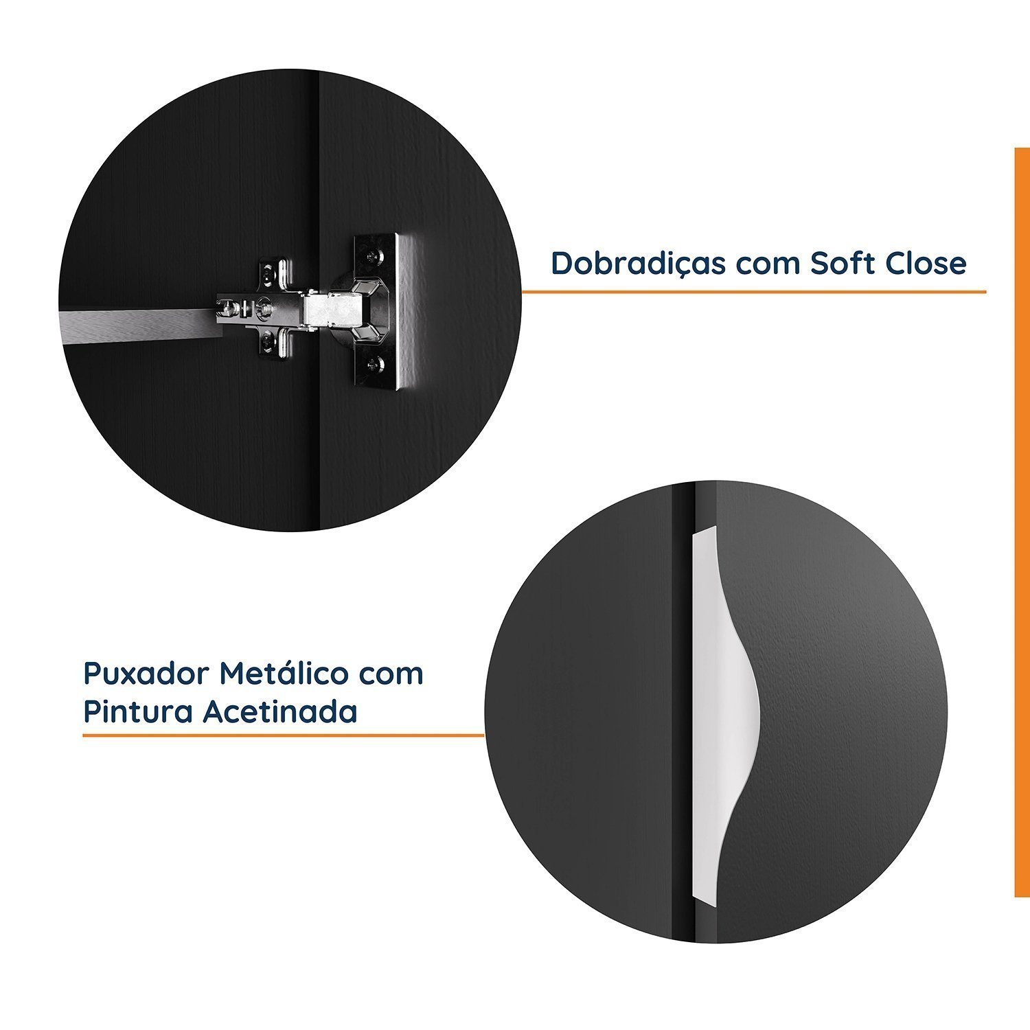 Guarda Roupa de Canto Reto Modular 3 Prateleiras 2 Gavetas Hera CabeCasa MadeiraMadeira - 7