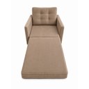 Ver imagem 4 de Poltrona Cama Solteiro 2 em 1 Conforto, Elegância Veludo:Capuccino