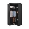 Guarda Roupa de Canto Closet Modular com 6 Prateleiras Hera CabeCasa MadeiraMadeira - 16