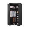 Guarda Roupa de Canto Closet Modular com 6 Prateleiras Hera CabeCasa MadeiraMadeira - 15