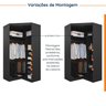 Guarda Roupa de Canto Closet Modular com 6 Prateleiras Hera CabeCasa MadeiraMadeira - 5