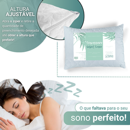 Kit 2 Travesseiros Select Fibras Luxo Fibra de Silicone Importada e Antialérgica - 5