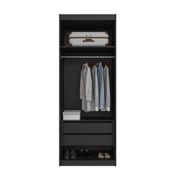 Guarda-Roupa 2 Portas Cabideiro 2 Gavetas Hera CabeCasa MadeiraMadeira - 16