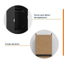 Ver mais imagens de Guarda-Roupa Planejado 2 Portas Cabideiro 2 Gavetas Hera CabeCasa MadeiraOriginals Preto