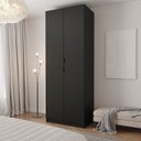 Ver imagem 2 de Guarda-Roupa 2 Portas Cabideiro 2 Gavetas Hera CabeCasa MadeiraOriginals