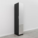 Ver imagem 3 de Guarda Roupa Modulado 1 Porta com Espelho 6 Prateleiras Hera CabeCasa MadeiraOriginals