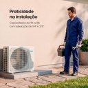 Ver imagem 5 de Ar Condicionado Elgin Inverter Wi-Fi Split Hi Wall 9000 BTUS Quente e Frio 220V HJQI09C2WG