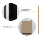 Ver mais imagens de Guarda-Roupa Planejado 2 Portas com Espelho Cabideiro 2 Gavetas Hera CabeCasa MadeiraOriginals Preto