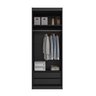 Guarda-Roupa 2 Portas com Espelho Cabideiro 2 Gavetas Hera CabeCasa MadeiraOriginals - 17