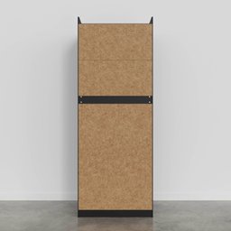 Guarda-Roupa 2 Portas com Espelho Cabideiro 2 Gavetas Hera CabeCasa MadeiraMadeira - 19