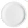 Prato Raso Iguacu Classe Unica 25cm Germer 5.5465226.00 - 2