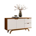Ver imagem 3 de Balcão 2 Portas 2 Gavetas Com 150cm Rennes Ype - Off White - ÉdeCasaMóveis                                                                     