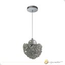 Ver imagem 6 de Pendente Estela Menor Prata Dente de Leão Metal 20 e Castanhas de Cristal 14mm