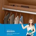 Ver mais imagens de Guarda Roupa Casal Ripado 6 Portas 4 Gavetas Antony Marrom/Jatobá
