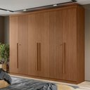 Ver imagem 2 de Guarda Roupa Casal Ripado 6 Portas 4 Gavetas Antony