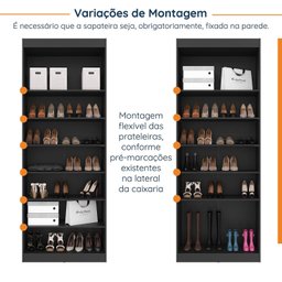 Sapateira Modular 2 Portas Hera Cabecasa MadeiraMadeira - 5