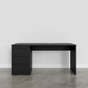 Ver mais imagens de Escrivaninha Planejada Mesa Escritório Hera 3 Gavetas 163cm CabeCasa MadeiraOriginals Preto