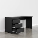 Ver imagem 7 de Escrivaninha Planejada Mesa Escritório Hera 3 Gavetas 163cm CabeCasa MadeiraOriginals Preto
