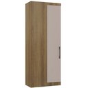 Ver imagem 1 de Guarda Roupa de Canto Reto Modulado 90cm 1 Porta Paris Luciane Móveis