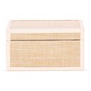 Ver imagem 1 de Caixa Decorativa em Mdf com Revestimento em Fibra Natural 23,5cm 20664 Mart