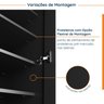 Guarda Roupa Modulado de Casal com Espelho 12 Portas 6 Peças e 2 Mesas de Cabeceira Hera CabeCasa MadeiraMadeira - 16