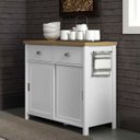 Ver imagem 1 de Aparador Buffet Moderno com 2 Portas e 2 Gavetas 85cm Ditália