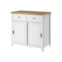 Ver imagem 6 de Aparador Buffet Moderno com 2 Portas e 2 Gavetas 85cm Ditália