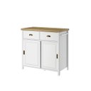 Ver imagem 5 de Aparador Buffet Moderno com 2 Portas e 2 Gavetas 85cm Ditália